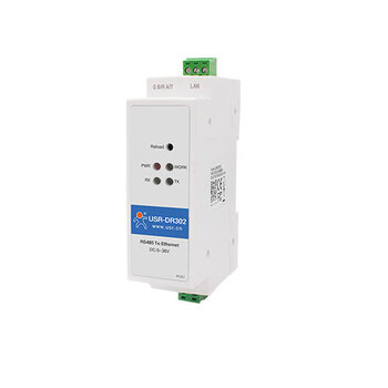 Renmin iot rail-type serial port server rs485 to ethernet two-way transparent transmission small size modbus gateway usr-dr302