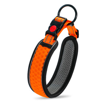 Luomasi dog collar dog collar collar collar dog chain dog collar collar size medium dog leash large dog shiba inu dog brand pet dog leash individual collar - orange xs - neck circumference 28-32cm (recommended 6-14 pounds)