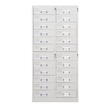 File cabinet office multi-bucket cabinet with locking iron cabinet drawer-type storage cabinet multi-layer a4 bill voucher file cabinet custom 24-bucket file cabinet ordinary