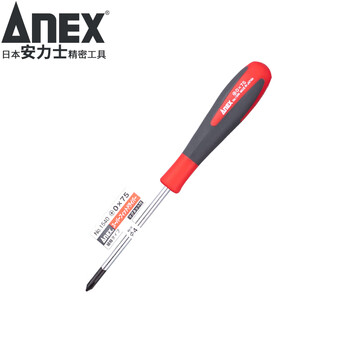 Anex imported no.1540 precision screwdriver ph0x75mm cross thin rod screwdriver