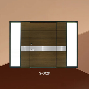 Frandi s-6028 cast aluminum door villa door non-standard door/square