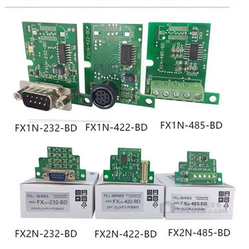 Plc fx1s fx1n fx2n fx3u-485-bd communication board 422 232 expansion board cnv-bd fx3u-485-bd