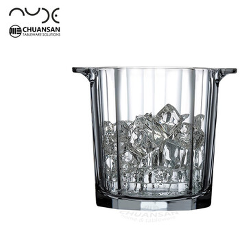 Sichuan san türkiye nude lead-free crystal glass ice bucket champagne ice bucket grain bucket crystal glass sichuan san selection 1600mlx1 (original box)
