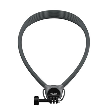 Telesin (taixun) adapts to dji action6 hanging neck bracket action5/4 hanging neck first-person shooting chest fixed bracket insta360 ace pro2 accessories sports camera hanging neck se version 2.0 - gray