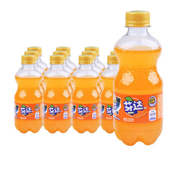 Coca-cola small bottle carbonated drink coke sprite mixed box full box mini orange soda orange juice drink orange fanta 300ml*12 bottles