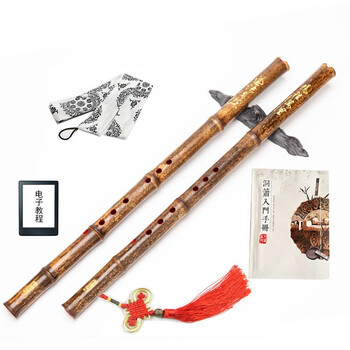 Harmanton huanxiang zizhu cave flute, handmade fine one-piece eight-hole forehand short flute in g key, zero-based introduction to professional performance, xiao adult beginner's national wind instrument