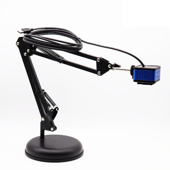 Industrial camera gimbal bracket cantilever bracket ccd camera bracket movable platform black disc type