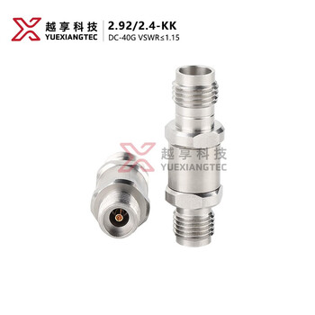 Yuexiang technology rf adapter connector 2.92/3.5/2.4-kk millimeter wave adapter mm male to female to 26.5/40/50g 2.92-2.4 dc-40ghz male and female remarks