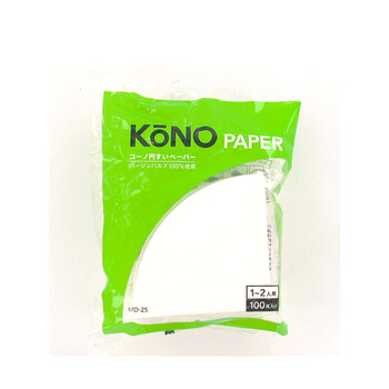 Kono famous japanese coffee filter paper v60 cone-shaped hand-pour filter cup filter paper drip filter 100 pieces bleached lu xiao 1-2 servings