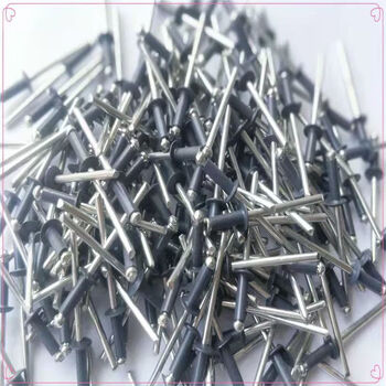 Shi yunling door and window paint spray dark gray gray core rivet aluminum rivet pull rivet pull rivet 4*16500 pcs 3 pack