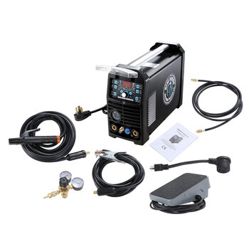 Blue demon genesis 200 mix ac/dc welder dual voltage 200 amp multi-material pulse welding