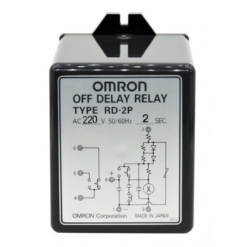 Omron omron power off delay relay rd-2p ac220v electric controller 2s seconds rd-2p 220v 2s
