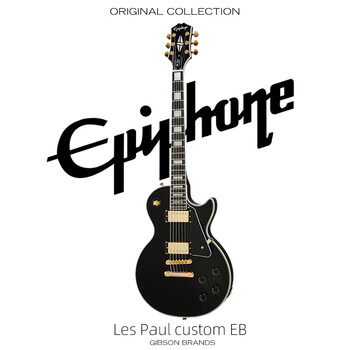 Epiphone les paul custom eb black card gibson youth edition electric guitar lonely rock original bag