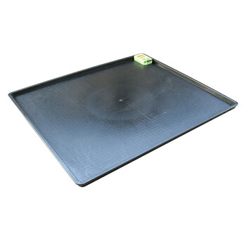 Anti-static square tray shallow tray esd material tray workshop black thickened storage classification tray liquid tray large square tray b3 715*635*25mm