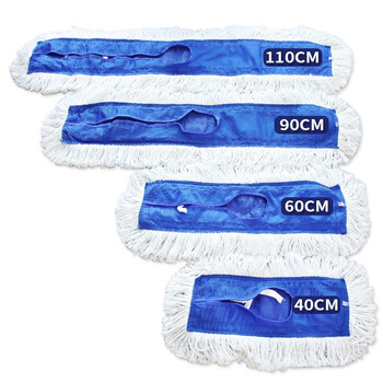 Yizhixuan commercial large flat mop dust push cotton yarn replacement cloth head 90cm factory hotel cleaning special