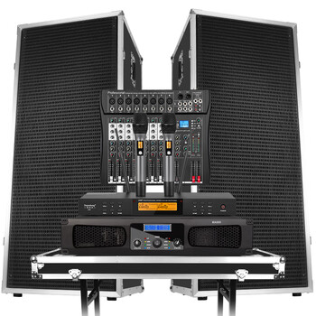 Depusheng depusheng d815 professional single 15-inch speaker set for stage wedding outdoor conference performance hifi passive audio ktv engineering full frequency dual 15-inch flight box high-end audio set