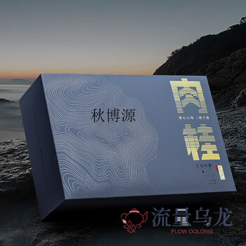 Qiu boyuan dahongpao tea premium authentic wuyi mountain rock tea strong flavor zhengyan cinnamon niulankeng swallow nest gift box 400g