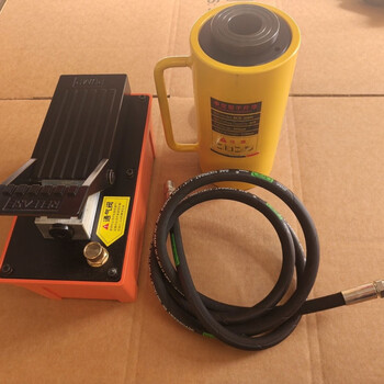 Oemg pneumatic hydraulic jack 20t30t split hollow hollow hydraulic jack separated hydraulic cylinder pneumatic 20 tons stroke 100mm