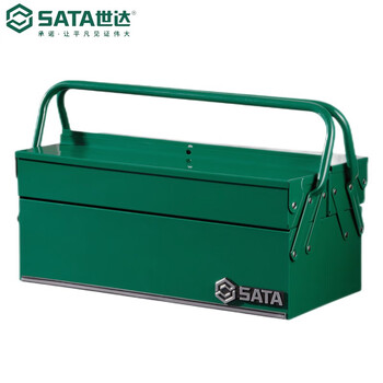 Sata 95117 three-tip tool box 17 metal tool box industrial grade storage box