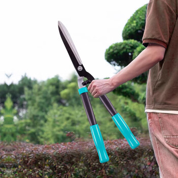Lawn shears, hedge shears, branch pruning, gardening flower shears, garden fruit tree pruning, large a straight blade hedge shears