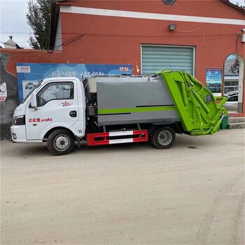 National vi tuyi compressed garbage truck for basement special 3 cubic meters small blue brand garbage truck basement garbage removal truck flat head garbage transfer truck manufacturer national vi dongfeng tuyi compressed garbage truck xyw
