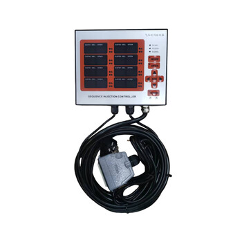 Hot runner timing controller, intelligent display screen, 8 sets of air valves, gas oil universal oil valve, 8-point mold injection molding machine needle valve, 8 sets of air valve timing controllers