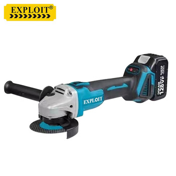 Exploit lithium brushless angle grinder rechargeable hand grinder 562026 6.0ah battery*2