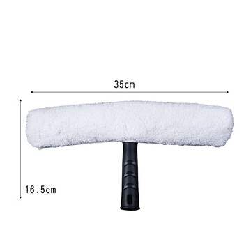Cleaning glass wiper bristle head water washing window cleaning window rotating squeegee cleaning tool white