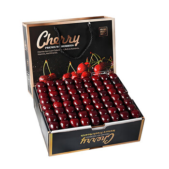 Jingguo jinbang cherries 2.5kg 4j optional large cherries imported from chile, next-day delivery to multiple places optional fruit new year gift box 1kg super large fruit 2j 28-30mm net fruit 0.8kg