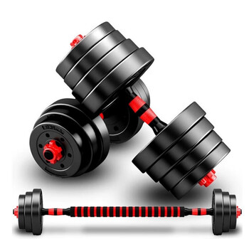 Yun dyed dumbbells adjustable men's fitness equipment for home use a pair of 10/15/20/30/40 kg sports barbell dumbbells total weight 30 catties (15 catties*2) buy one get four free