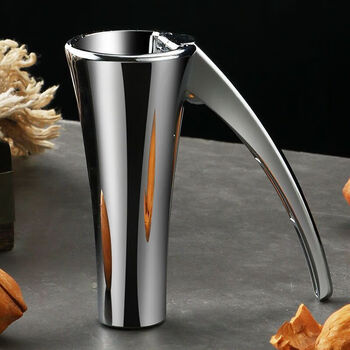 Cottontail rabbit household walnut clamp size hazelnut pecan clamp pecan nut pliers kitchen multifunctional shelling tool silver - walnut clamp