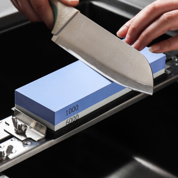 Kawashimaya whetstone double-sided knife sharpener household quick sharpening kitchen knife scissors artifact kitchen knife special tool 1000/6000 mesh whetstone