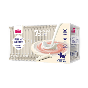 Mcfoody freeze-dried goat milk sticks for cats original flavor 40g (contains 25 bags)