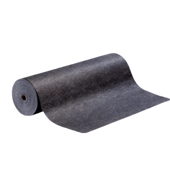 Industrial oil-absorbing blanket pe coated non-slip and anti-leakage factory workshop corridor special carpet pad roll dirt-absorbing oil carpet black gray 1*40m*6mm adhesive type