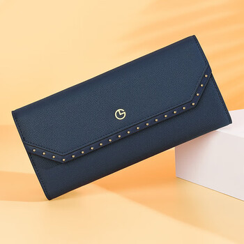 Goldlion women's wallet fashionable long capacity wallet wallet gift box new year's gift