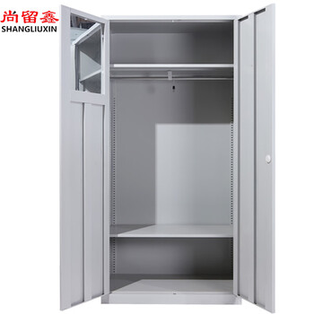 Shang liuxin steel clothes rail wardrobe 1850*900*500mm housekeeping cabinet factory workshop locker staff large wardrobe thickened iron cabinet