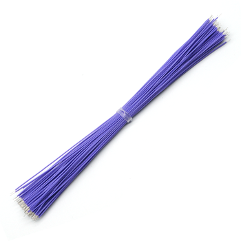 Throwing stones 24 30awg electronic connecting wire ok line flying line pcb jumper breadboard line double-ended tinned copper core connecting wire 100 pieces each 30awg purple 15cm