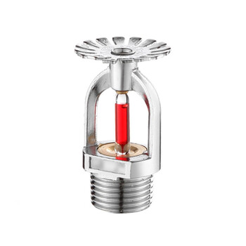 Fire sprinkler head 68 degrees dn15 downward spray zstx15-68 vertical glass ball sprinkler fire equipment 4 minutes downward spray 68 degrees dn15