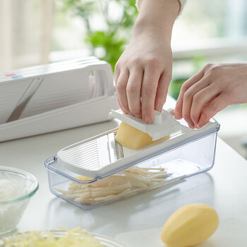 Shimomura (shimomura) japan imported multifunctional vegetable cutter set manual vegetable cutter kitchen potato radish grating and slicing grinder