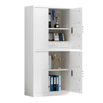 Zhendi confidential cabinet steel iron cabinet examination room paper cabinet dr235 white 1.9 meter double section cabinet