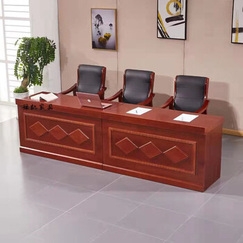 Long table conference room training table double desk three person long table and chair combination paint bar table 1.6m rostrum