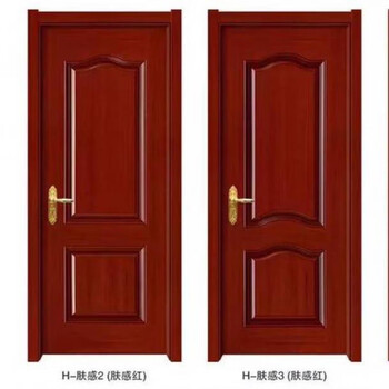 Wansenkaimen wooden door room door ecological paint door paint-free door solid wood composite door bedroom door set door door suite door skin feeling red