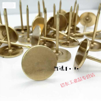 Fixed nails, foam board fixed nails, soil nails, thumbnails, thumbnails, large head nails, can be nailed to cement walls, round heads, diameter 11mm, nails length 11mm (100 silver)