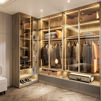 Gold medal kitchen cabinet (goldenhome) gold medal wardrobe home decoration whole house customized wardrobe furniture overall walk-in cloakroom bedroom home customization prepayment