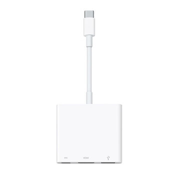 Apple original second-hand apple computer converter typec to hdmi usb usb-c to hdmi multi-port converter a1621 expansion dock white 95 new