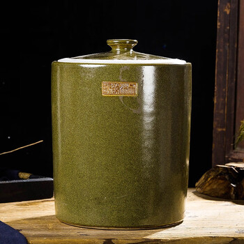Yayan ceramics jingdezhen ceramic rice jar 10 catties 20 catties 50 catties 100 catties 200 catties water capacity household tea powder glaze tea cake cylinder oil cylinder marinated meat pickle jar 10 catties