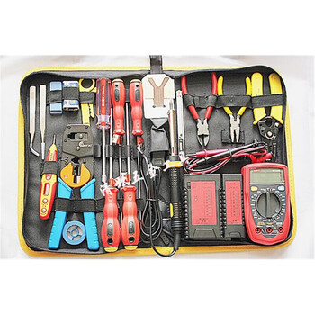 Sailoto network cable clamp set network maintenance tools computer repair tool kit weak current tools network worker set customized version