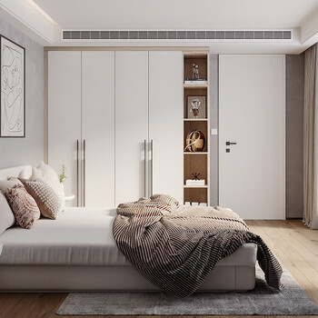 Oppein wardrobe customization modern simple whole house customization flat door customized wardrobe bedroom cloakroom privilege deposit can be offset at the store to offset 600 contract deposit