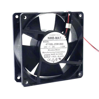 New nmb-mat4715sl-05w-b60/b70dc24v1.20a12cm inverter fan 4715sl-05w-b60 (2 wires)