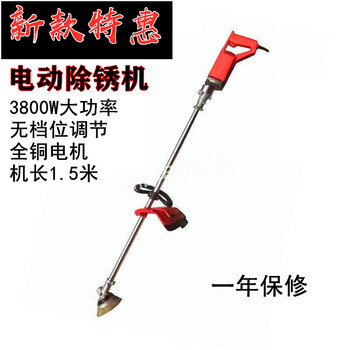 Electric rust remover, color steel tile renovation and polishing machine, iron plate, steel plate, wire brush, cement floor and wall polisher, new 3800w rust remover, small brush